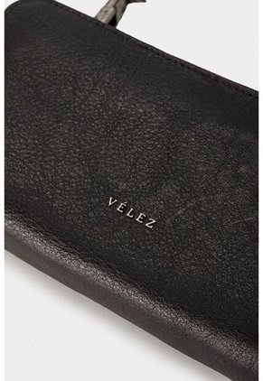 Billetera Porta Chequera Singapur De Cuero Para Mujer Con Reata Billetera Porta Chequera Singapur De Cuero Para Mujer Con Reata Negro Vélez