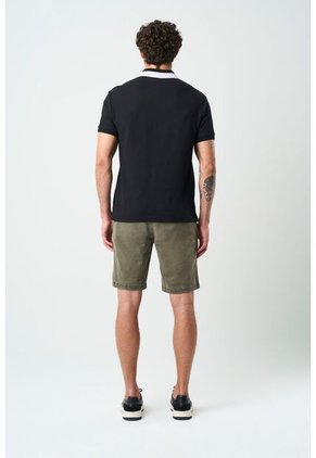 Polo Manga Corta En Algodón Para Hombre Oroa Polo Manga Corta En Algodón Para Hombre Oroa Negro XS VÉLEZ