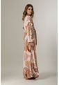 Maxi Vestido Largo Para Mujer Estampado Natural de Vélez