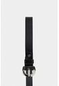 Cinturón Unifaz De Cuero Abatanado Para Mujer Con Puntera Hexagonal Cinturón Unifaz De Cuero Abatanado Para Mujer Con Puntera Hexagonal Negro L VÉLEZ de Vélez