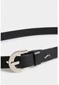 Cinturón Unifaz De Cuero Abatanado Para Mujer Con Puntera Hexagonal Cinturón Unifaz De Cuero Abatanado Para Mujer Con Puntera Hexagonal Negro L VÉLEZ de Vélez