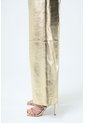 Pantalón En Cuero Folia Para Mujer Wide Leg Pantalón En Cuero Folia Para Mujer Wide Leg Dorado 10 VÉLEZ de Vélez