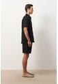 Camisa En Lino Manga Corta Siena Para Hombre Camisa En Lino Manga Corta Siena Para Hombre Negro XL VÉLEZ de Vélez