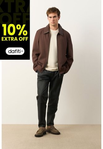 Chaqueta De Tela Y Cuero Para Hombre Hazel Chaqueta De Tela Y Cuero Para Hombre Hazel Cafe S VÉLEZ Vélez