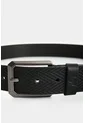 Cinturón Unifaz De Cuero Grabado Para Hombre Loa Cinturón Unifaz De Cuero Grabado Para Hombre Loa Negro 36 VÉLEZ de Vélez