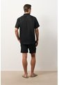 Camisa En Lino Manga Corta Siena Para Hombre Camisa En Lino Manga Corta Siena Para Hombre Negro XL VÉLEZ de Vélez