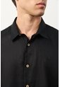 Camisa En Lino Manga Corta Siena Para Hombre Camisa En Lino Manga Corta Siena Para Hombre Negro XL VÉLEZ de Vélez