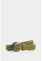 Cinturón Unifaz Trenzado En Cuero Para Mujer Anam Cinturón Unifaz Trenzado En Cuero Para Mujer Anam Verde Oliva M VÉLEZ de Vélez