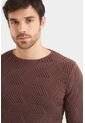 Sweater Tejido Para Hombre Figuras Geométricas Sweater Tejido Para Hombre Figuras Geométricas Cafe M Vélez de Vélez