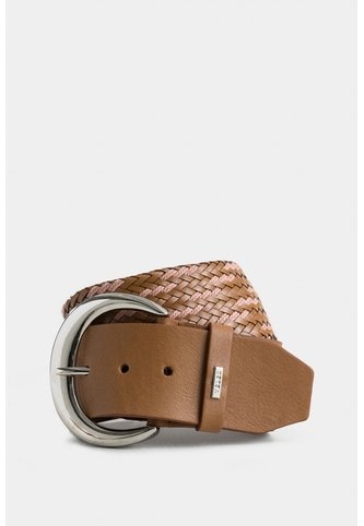 Cinturón Unifaz Aurora De Cuero Para Mujer Detalle Trenzado Cinturón Unifaz Aurora De Cuero Para Mujer Detalle Trenzado Miel XL VÉLEZ Vélez