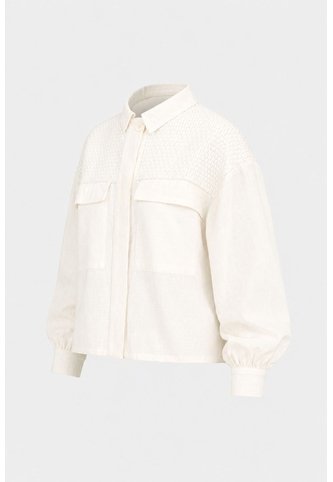 Chaqueta Oversized Iris En Lino Para Mujer Almilla Tejida Chaqueta Oversized Iris En Lino Para Mujer Almilla Tejida Crema L VÉLEZ Vélez