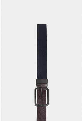 Cinturón Doble Faz Igor De Cuero Para Hombre Punta Lanza Cinturón Doble Faz Igor De Cuero Para Hombre Punta Lanza Azul Oscuro 42 VÉLEZ