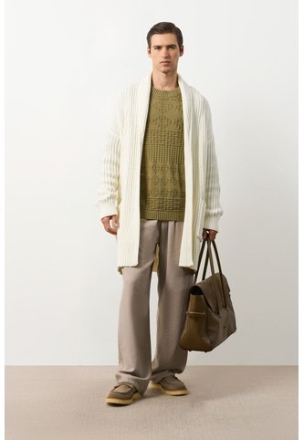 Cardigan Para Hombre Isla Cardigan Para Hombre Isla Crema M VÉLEZ Vélez