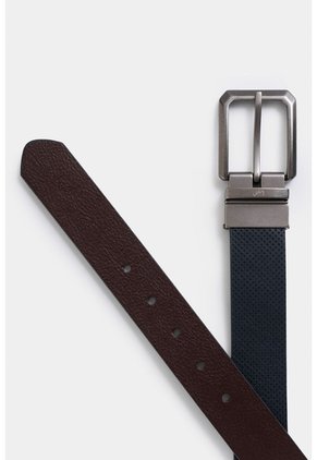 Cinturón Doble Faz Igor De Cuero Para Hombre Punta Lanza Cinturón Doble Faz Igor De Cuero Para Hombre Punta Lanza Azul Oscuro 42 VÉLEZ
