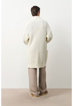 Cardigan Para Hombre Isla Cardigan Para Hombre Isla Crema M VÉLEZ