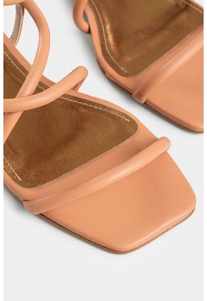 Sandalia Plana Amanecer De Cuero Para Mujer Amarre Al Tobillo Sandalia Plana Amanecer De Cuero Para Mujer Amarre Al Tobillo Rosado 35 VÉLEZ