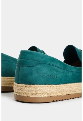 Mocasines De Cuero Gamuzado Para Hombre Ocean Mocasines De Cuero Gamuzado Para Hombre Ocean Azul Aguamarina 46 VÉLEZ