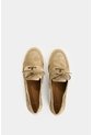 Mocasines De Cuero Gamuzado Para Mujer Gem Mocasines De Cuero Gamuzado Para Mujer Gem Verde Oliva 38 VÉLEZ de Vélez