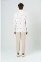 Camisa Manga Larga Semi Fitted Para Hombre Sienna Camisa Manga Larga Semi Fitted Para Hombre Sienna Crema XXL VÉLEZ de Vélez
