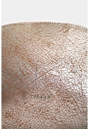 Cosmetiquera De Cuero Folia Para Mujer Nacre Cosmetiquera De Cuero Folia Para Mujer Nacre Plata VÉLEZ