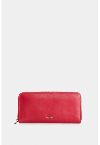 Porta Chequera De Cuero Para Mujer Angola Porta Chequera De Cuero Para Mujer Angola Rojo VÉLEZ Vélez