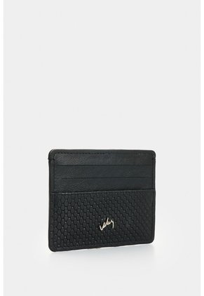 Portadocumento De Cuero Con Textura Para Mujer Senda Portadocumento De Cuero Con Textura Para Mujer Senda Negro VÉLEZ