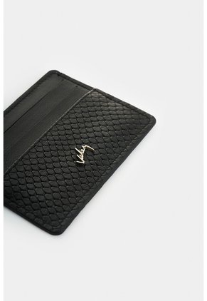 Portadocumento De Cuero Con Textura Para Mujer Senda Portadocumento De Cuero Con Textura Para Mujer Senda Negro VÉLEZ