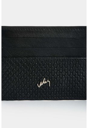 Portadocumento De Cuero Con Textura Para Mujer Senda Portadocumento De Cuero Con Textura Para Mujer Senda Negro VÉLEZ