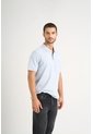 Polo Para Hombre Semi Fit Detalle Jacquard Polo Para Hombre Semi Fit Detalle Jacquard Azul Claro S VÉLEZ de Vélez