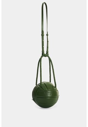 Manos Libres En Cuero Para Hombre Balón Manos Libres En Cuero Para Hombre Balón Verde Oliva VÉLEZ