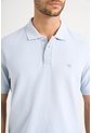 Polo Para Hombre Semi Fit Detalle Jacquard Polo Para Hombre Semi Fit Detalle Jacquard Azul Claro S VÉLEZ de Vélez