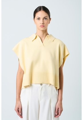 Pantalón Palazzo Caltha Para Mujer Fit Holgado Pantalón Palazzo Caltha Para Mujer Fit Holgado Crema 12 VÉLEZ