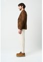 Blazer De Cuero Gamuzado Para Hombre Sole Blazer De Cuero Gamuzado Para Hombre Sole Miel L VÉLEZ de Vélez