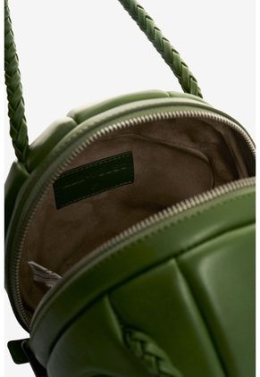 Manos Libres En Cuero Para Hombre Balón Manos Libres En Cuero Para Hombre Balón Verde Oliva VÉLEZ