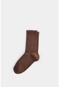 Calcetines Media Pierna Acanalado Para Hombre Diseño Deportivo Calcetines Media Pierna Acanalado Para Hombre Diseño Deportivo Cafe XS VÉLEZ de Vélez