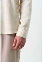 Camisa Manga Larga Semi Fitted Para Hombre Asiri Camisa Manga Larga Semi Fitted Para Hombre Asiri Crema XXL VÉLEZ de Vélez