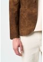 Blazer De Cuero Gamuzado Para Hombre Sole Blazer De Cuero Gamuzado Para Hombre Sole Miel L VÉLEZ de Vélez