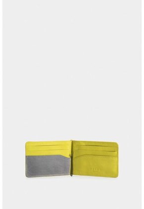 Porta Billetes Siria De Cuero Para Hombre Protección RFID Porta Billetes Siria De Cuero Para Hombre Protección RFID Verde Limon Vélez