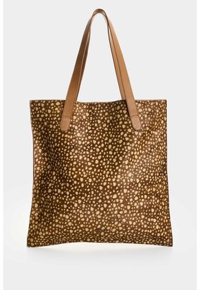 Tote Bag En Cuero Pelo Deer Print Para Mujer Tote Bag En Cuero Pelo Deer Print Para Mujer Miel VÉLEZ