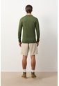 Polo Manga Larga Tejida Para Hombre Canneo Polo Manga Larga Tejida Para Hombre Canneo Verde Oliva XXL VÉLEZ de Vélez