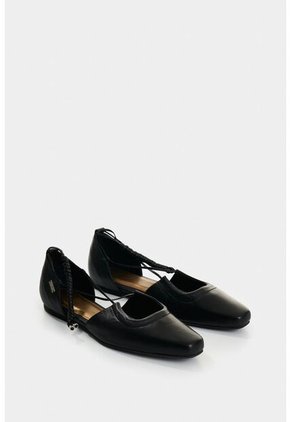 Baleta De Cuero Para Mujer Moon Baleta De Cuero Para Mujer Moon Negro 41 VÉLEZ