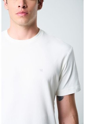 Camiseta Manga Corta Lerici Para Hombre Semi Fitted Camiseta Manga Corta Lerici Para Hombre Semi Fitted Blanco L VÉLEZ