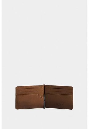 Porta Billetes Caval De Cuero Para Hombre Gancho Metálico Porta Billetes Caval De Cuero Para Hombre Gancho Metálico Miel Vélez