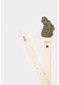 Cinturón Unifaz De Cuero Grabado Para Mujer Gorgonia Cinturón Unifaz De Cuero Grabado Para Mujer Gorgonia Blanco L VÉLEZ de Vélez