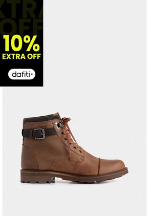 Botas Casual Laos De Cuero Para Hombre Vintage Botas Casual Laos De Cuero Para Hombre Vintage Miel 41 VÉLEZ
