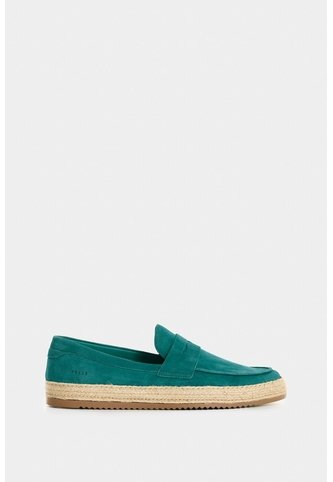 Mocasines De Cuero Gamuzado Para Hombre Ocean Mocasines De Cuero Gamuzado Para Hombre Ocean Azul Aguamarina 45 VÉLEZ Vélez