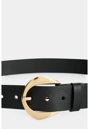 Cinturón Unifaz En Cuero Para Mujer Cayena Cinturón Unifaz En Cuero Para Mujer Cayena Negro M VÉLEZ