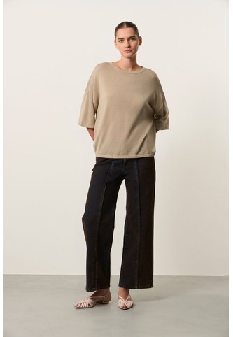 Camiseta Oversize Para Mujer Nativo Camiseta Oversize Para Mujer Nativo Arena S VÉLEZ Vélez