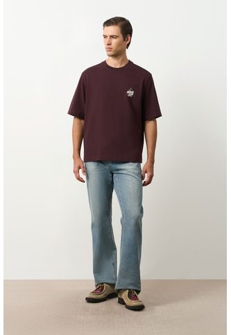 Camiseta Para Hombre Camiseta Para Hombre Vinotinto M VÉLEZ Vélez