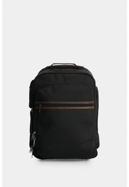 Morral De Viaje En Lona Y Cuero Para Hombre Ankara 2 Morral De Viaje En Lona Y Cuero Para Hombre Ankara 2 Negro VÉLEZ
